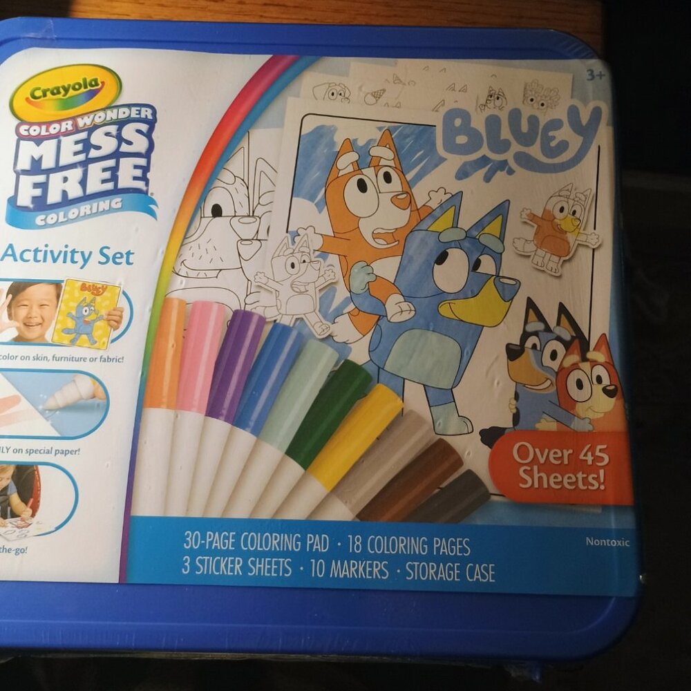 Bluey Crayola Activity Set - Brand New!